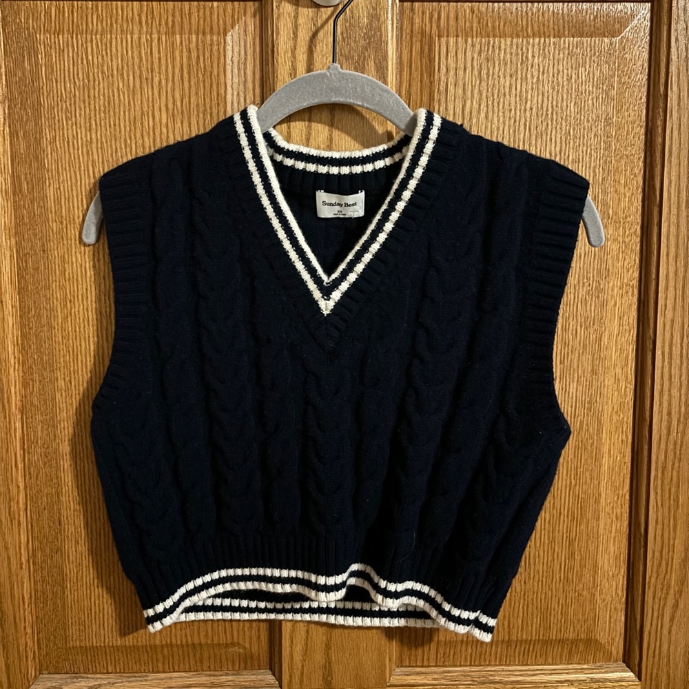 Aritzia Sunday Best Winston Sweater Vest